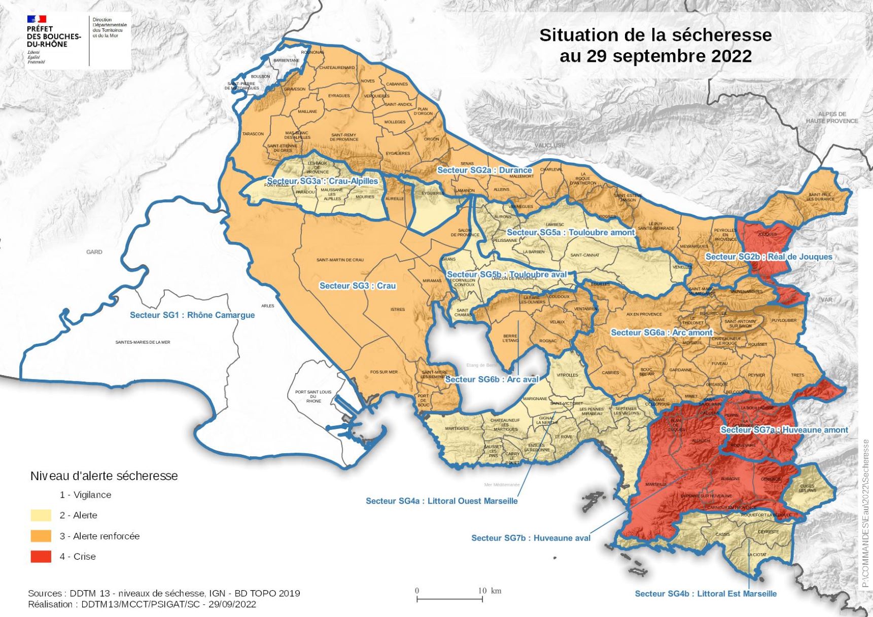 alerte sécheresse marseille